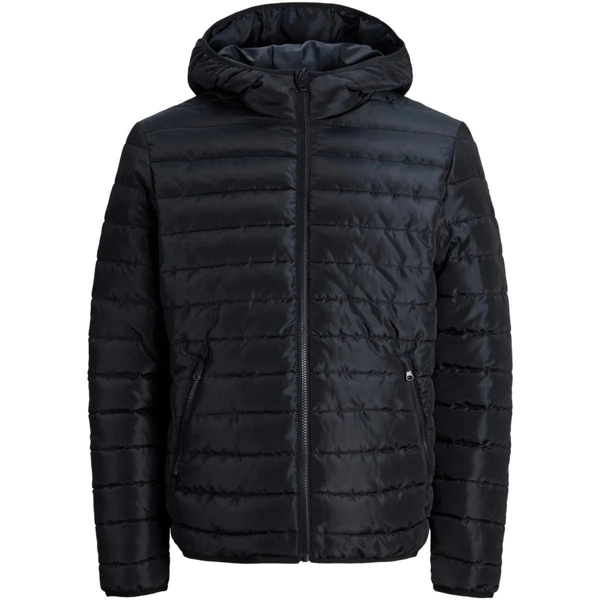 12196694 JWHWING HOOD PUFFER JACKET JNR BLACK