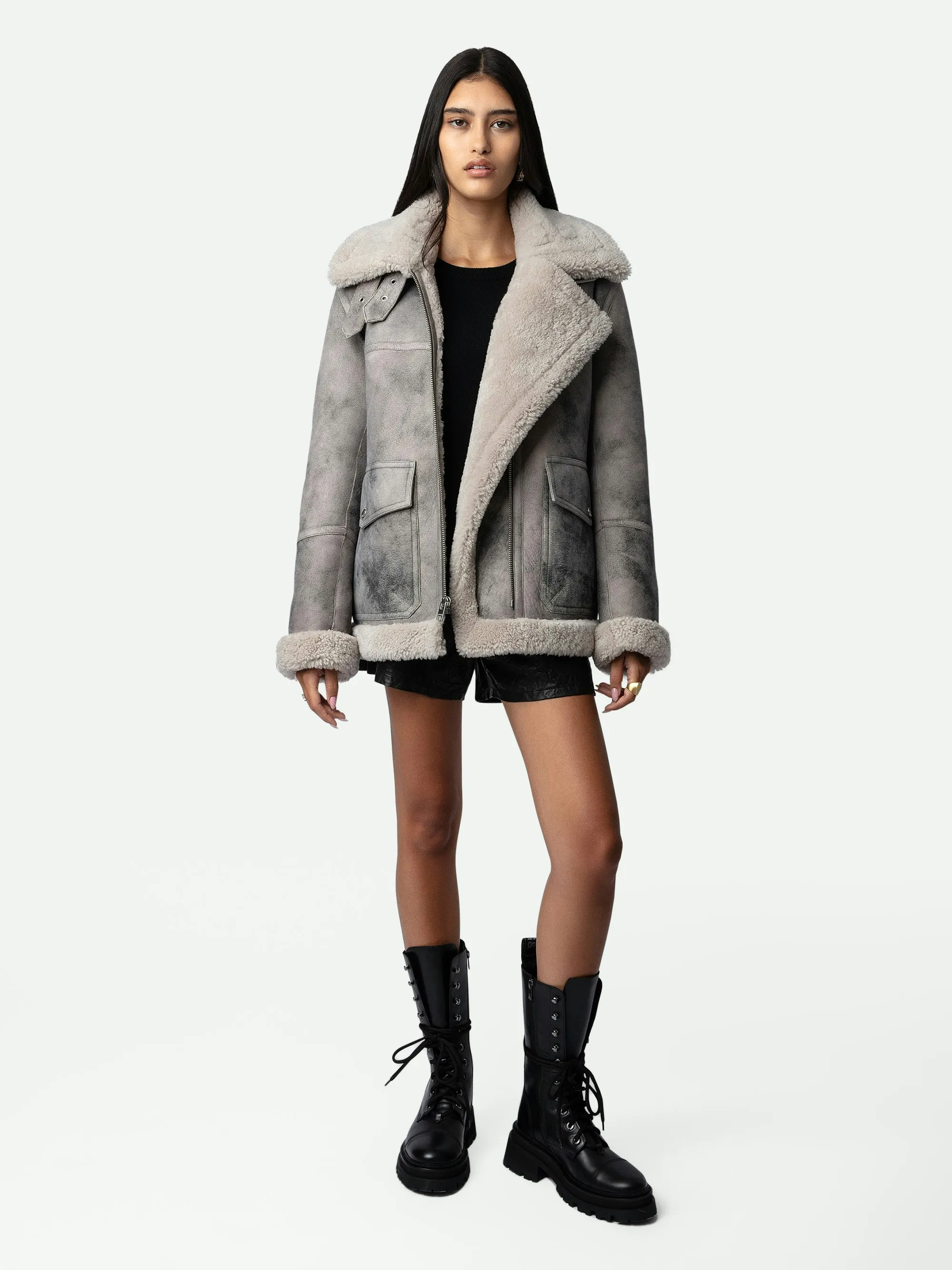 Abrigo Kain Shearling