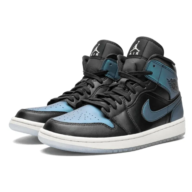 Air Jordan 1 Mid Iridescent Black