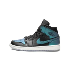 Air Jordan 1 Mid Iridescent Black