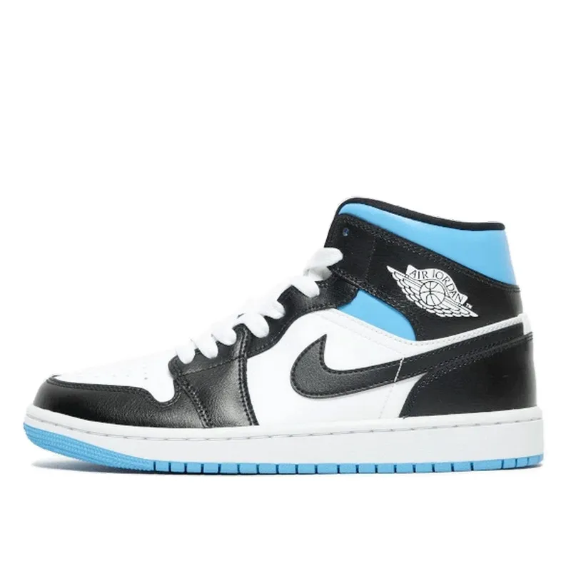 Air Jordan 1 Mid University Black White