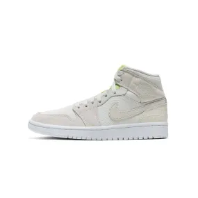 Air Jordan 1 Mid Vast Grey Ghost Green