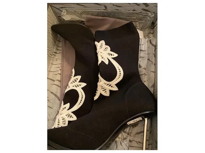 Alexander Mcqueen botas Negro 