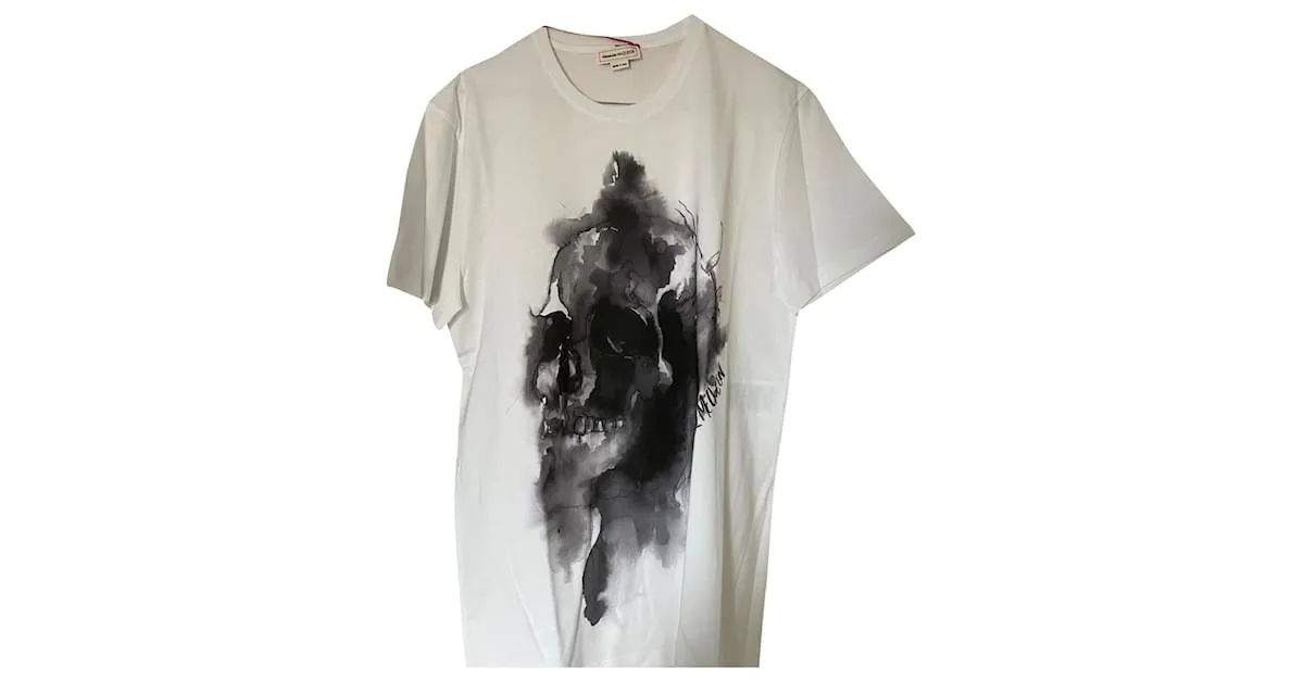 Alexander Mcqueen Camiseta Calavera Alexander Mc queen Blanco 