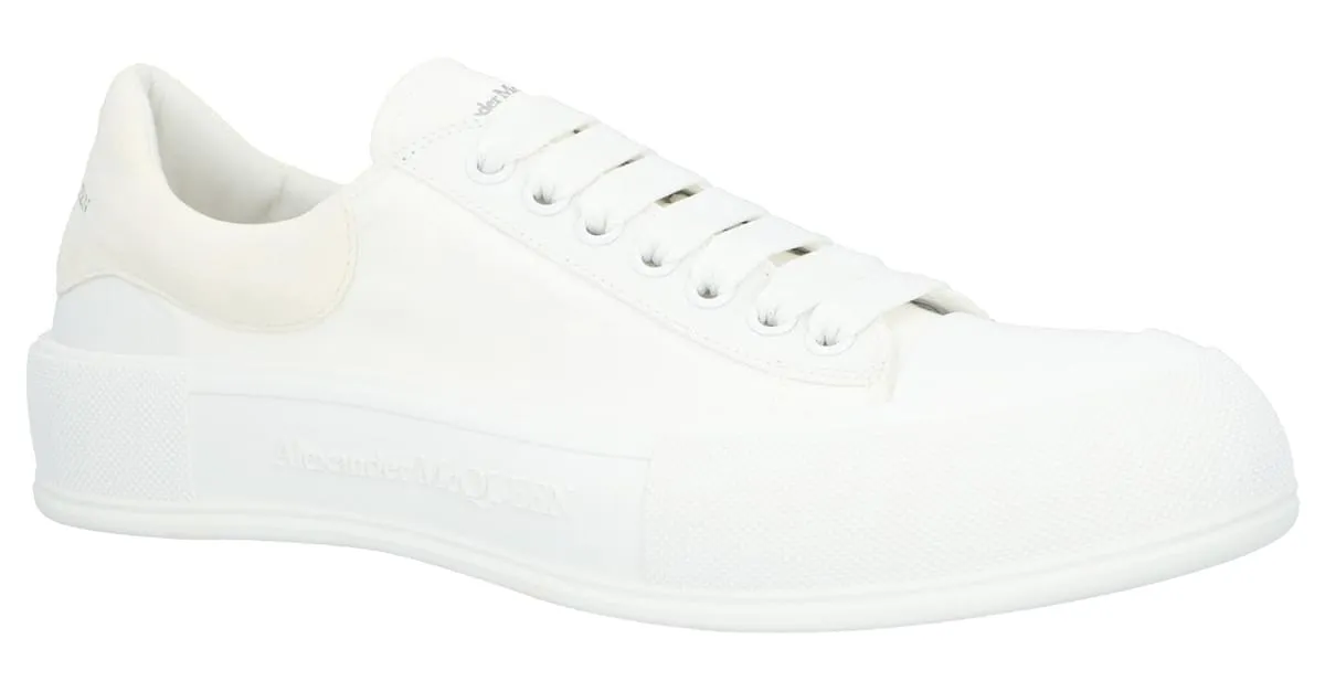 Alexander McQueen Plimsoll en blanco 