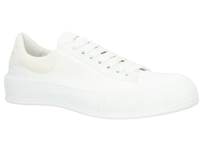 Alexander McQueen Plimsoll en blanco 