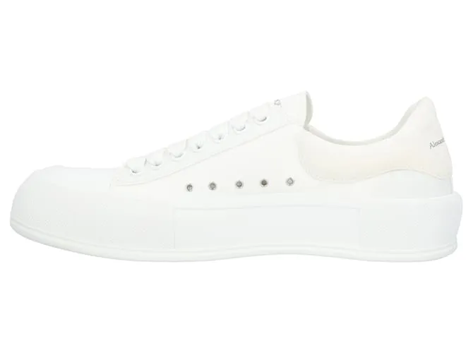 Alexander McQueen Plimsoll en blanco 