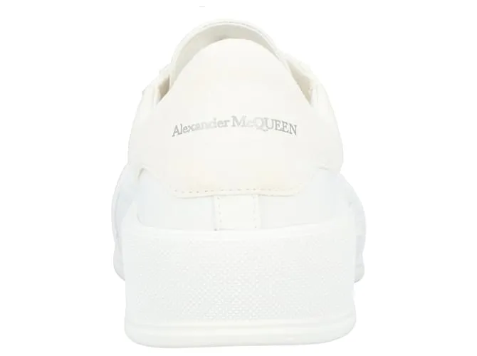 Alexander McQueen Plimsoll en blanco 