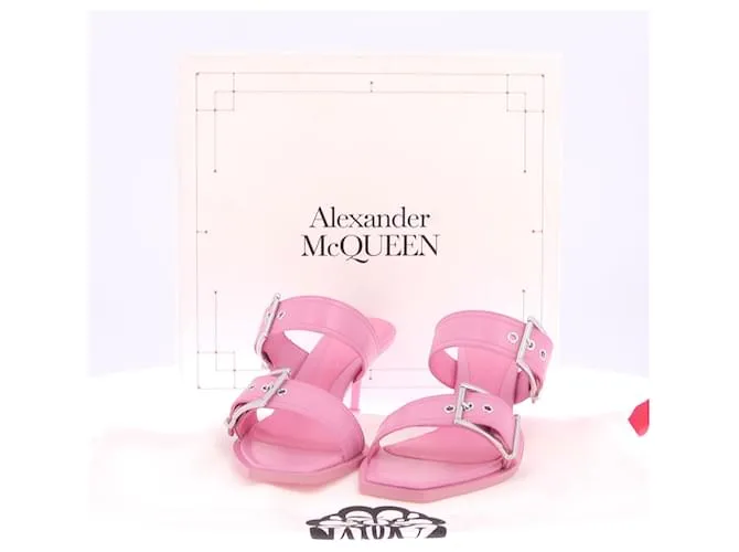 ALEXANDER MCQUEEN Sandalias T.EU 36 Cuero Rosa 