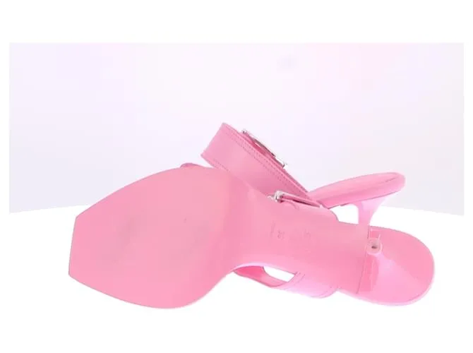 ALEXANDER MCQUEEN Sandalias T.EU 37.5 Cuero Rosa 