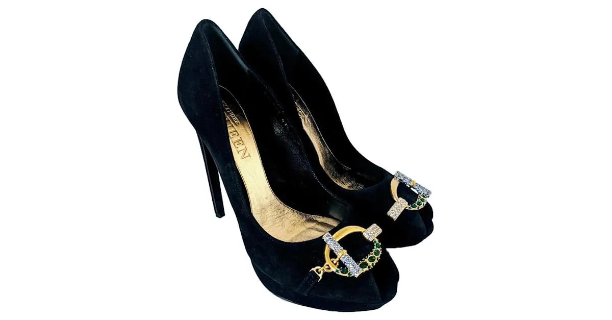 Alexander Mcqueen Tacones Negro 