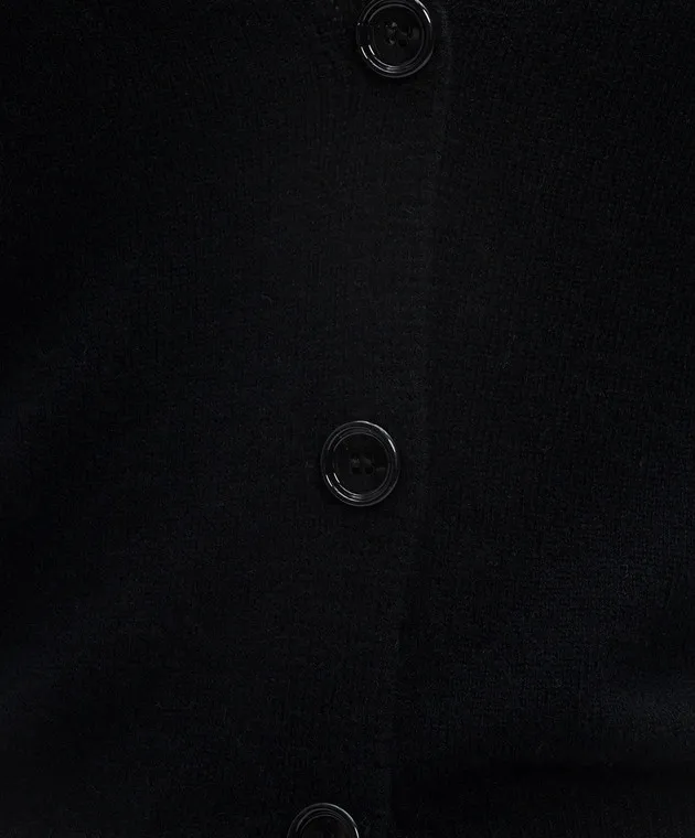 Allude Black cashmere cardigan