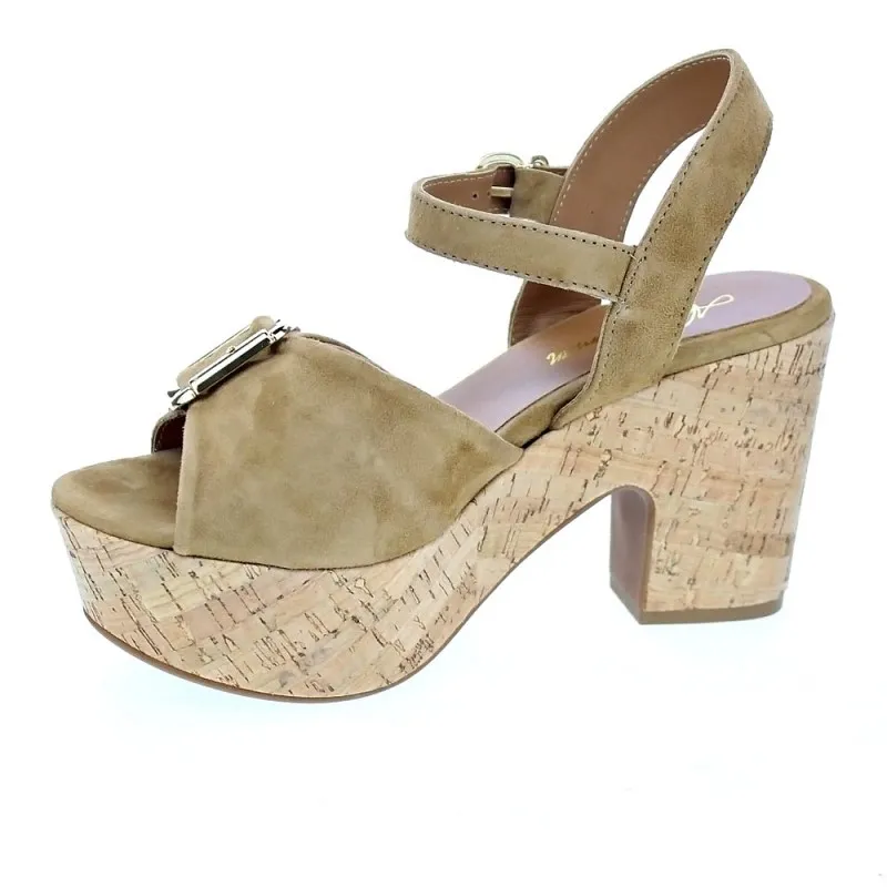 Alpe Sandalias Mujer 37621202 Marrón