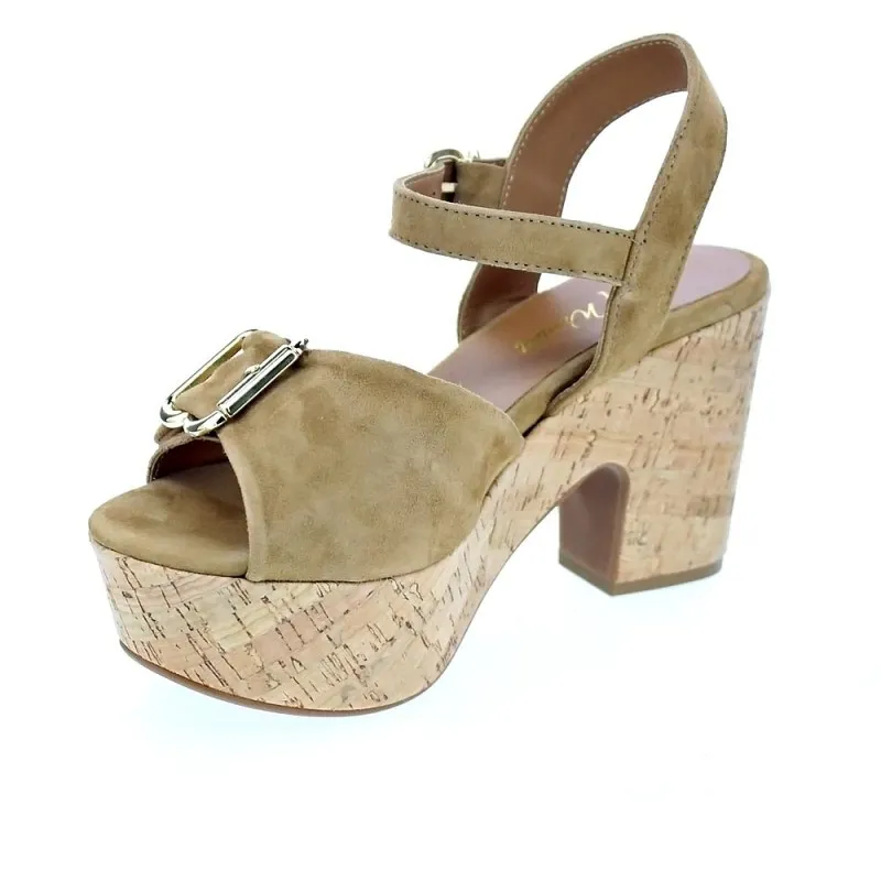 Alpe Sandalias Mujer 37621202 Marrón