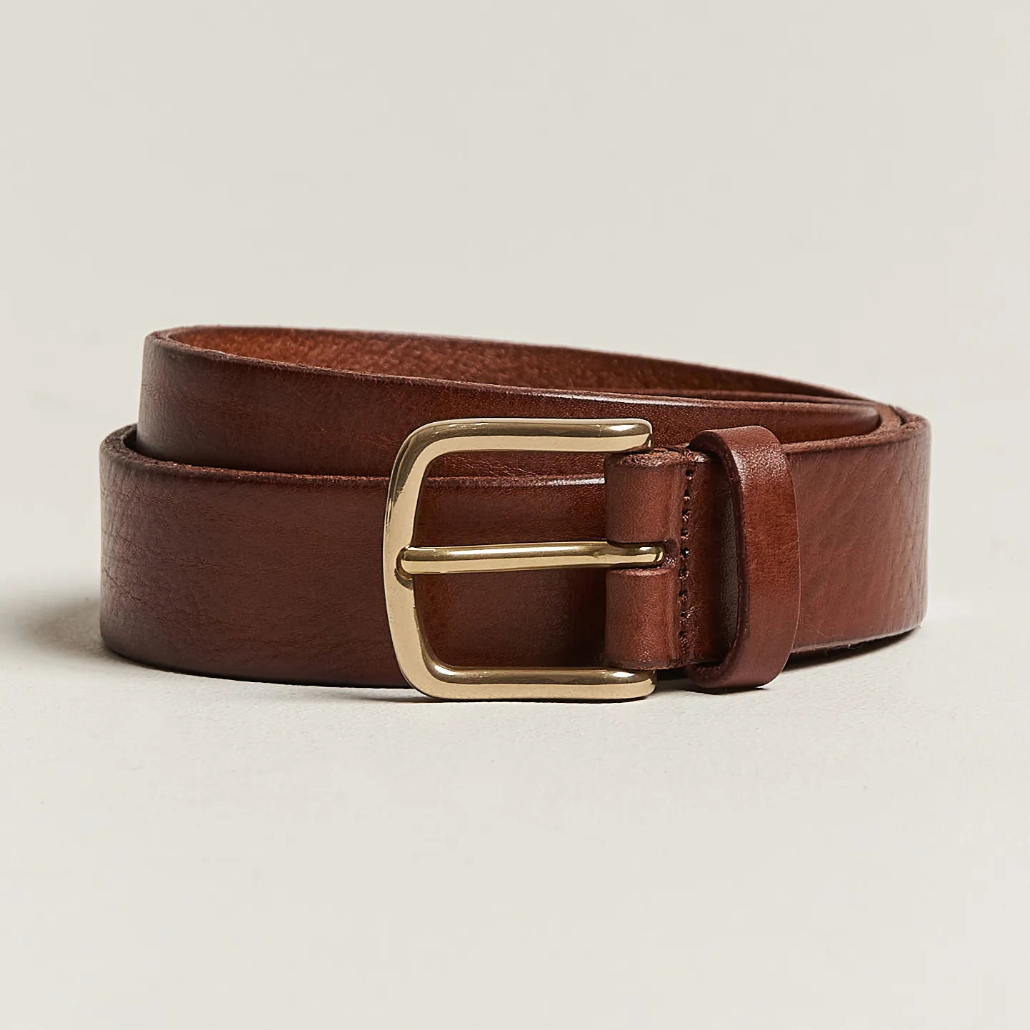 Anderson's Leather Belt 3 cm Cognac