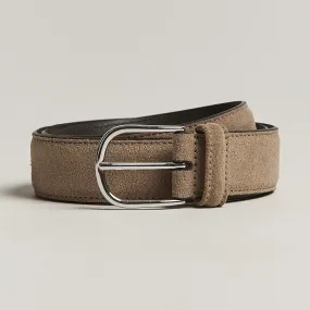 Anderson's Suede 3,5 cm Belt Beige