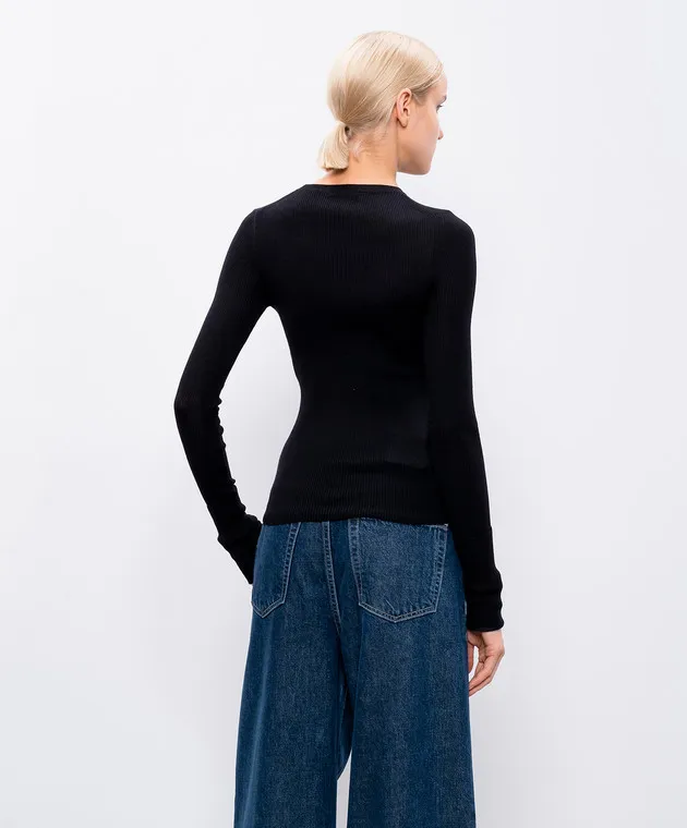 Ann Demeulemeester Black Olenka wool jumper