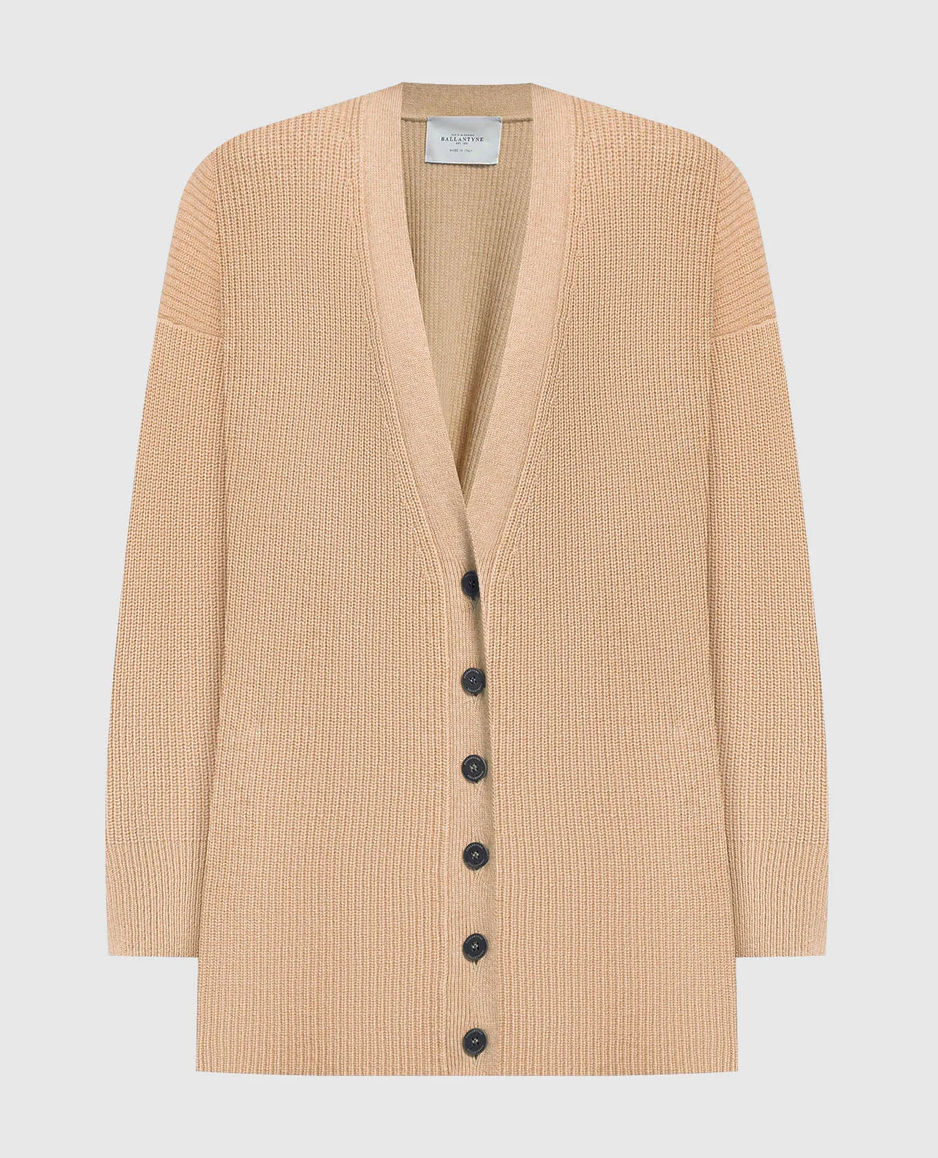 Ballantyne Brown cardigan made of wool