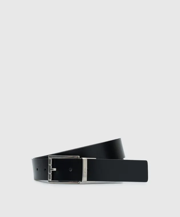 Bally Double-sided leather belt with logo