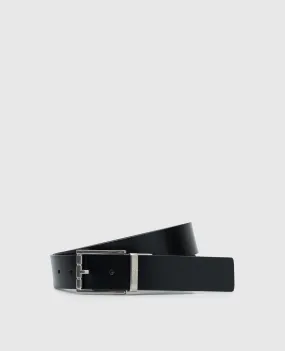 Bally Double-sided leather belt with logo