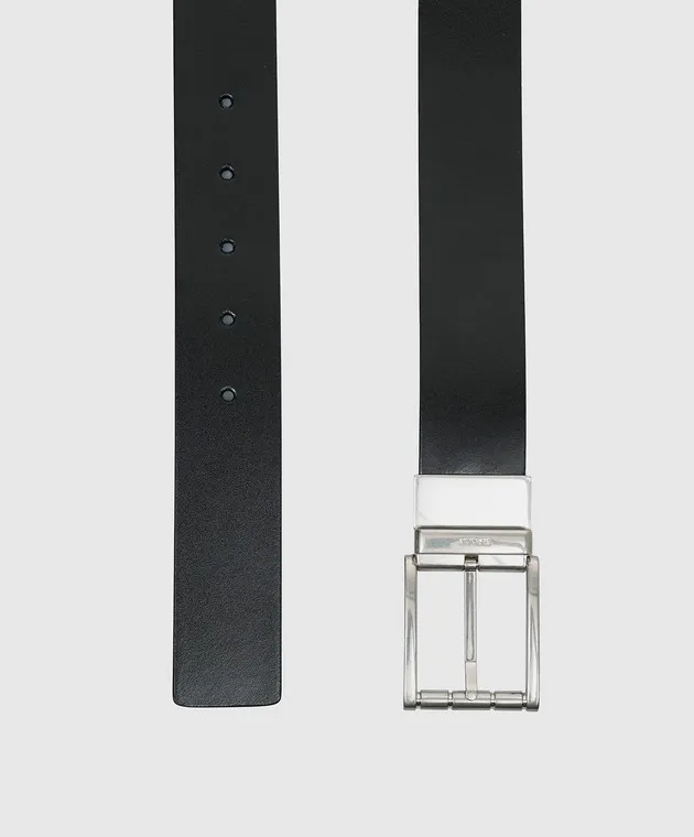 Bally Double-sided leather belt with logo