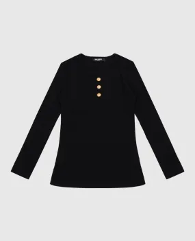 Balmain Children's black striped jumper