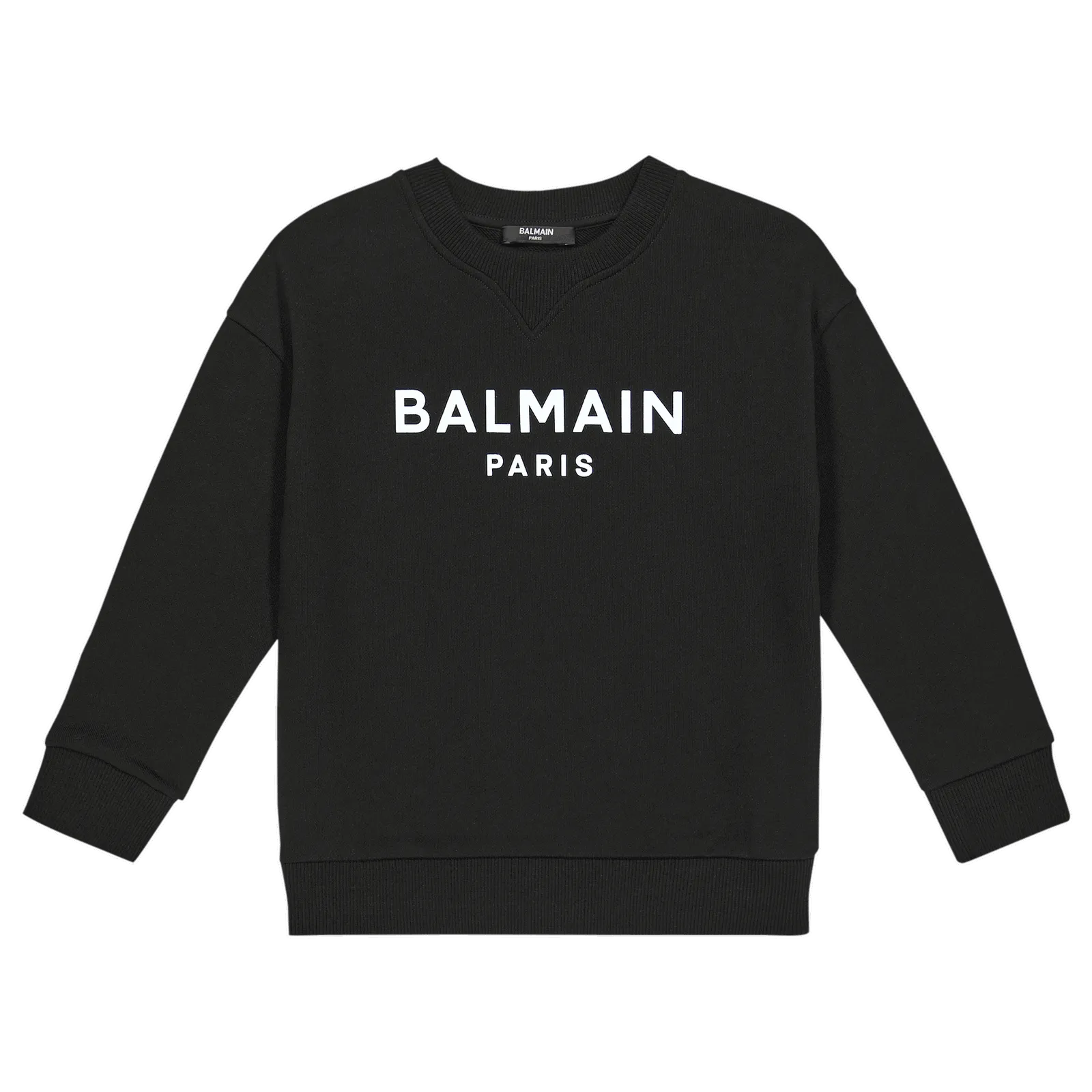 Balmain Eco Designed Sweatshirt With Paris Logo Print