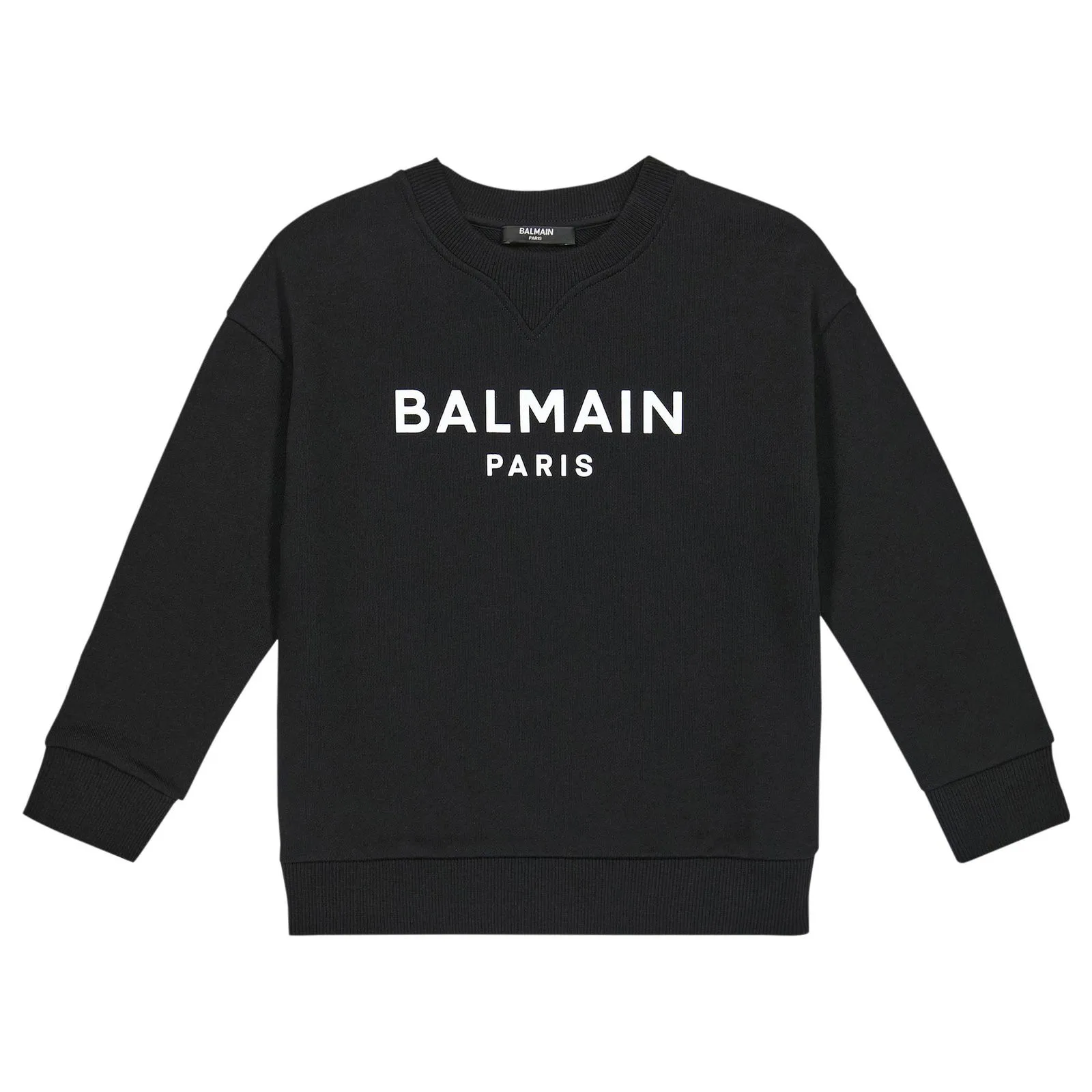 Balmain Eco Designed Sweatshirt With Paris Logo Print