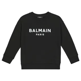 Balmain Eco Designed Sweatshirt With Paris Logo Print