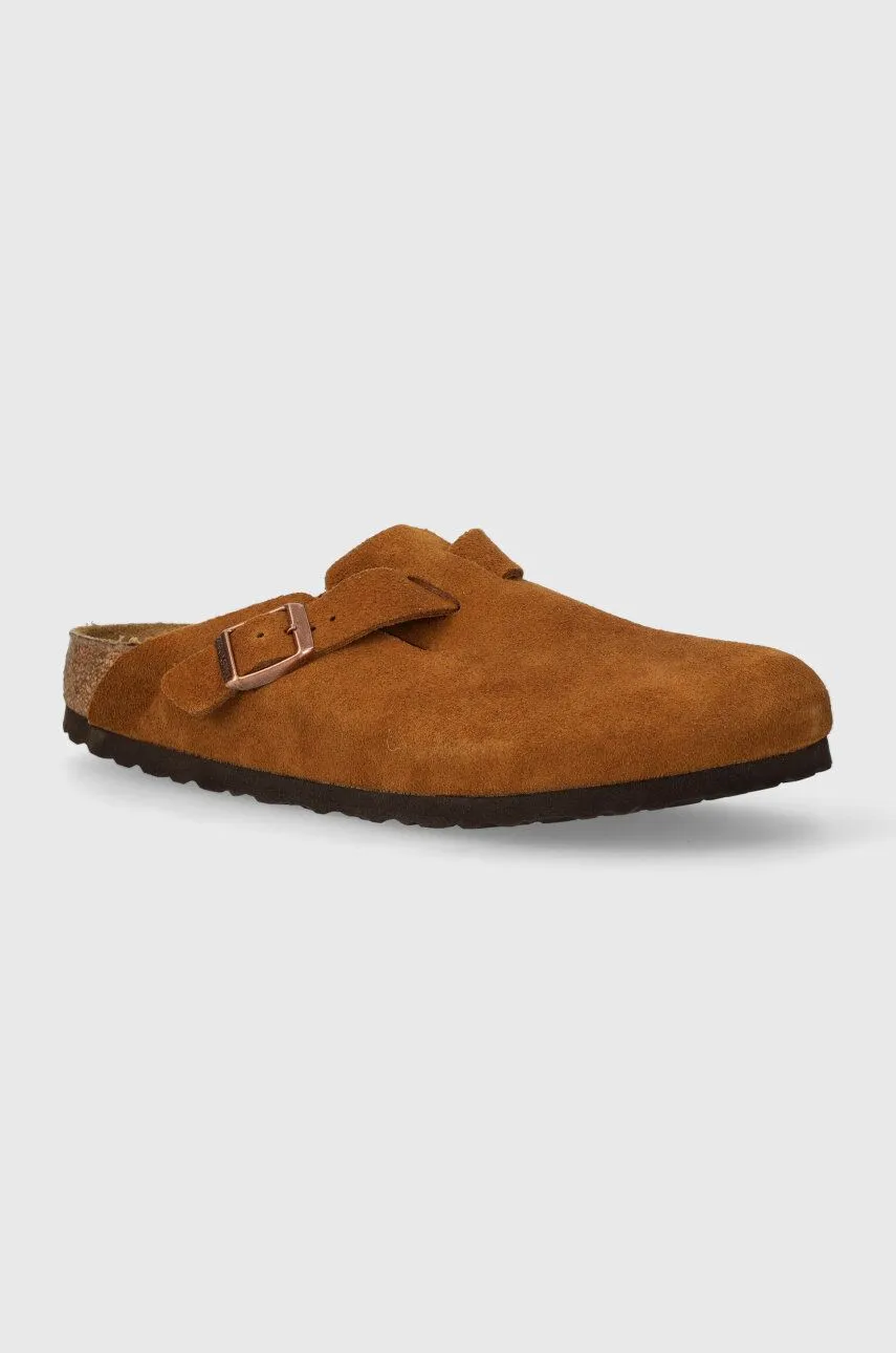 Birkenstock Boston Suede Slip-on Sandals