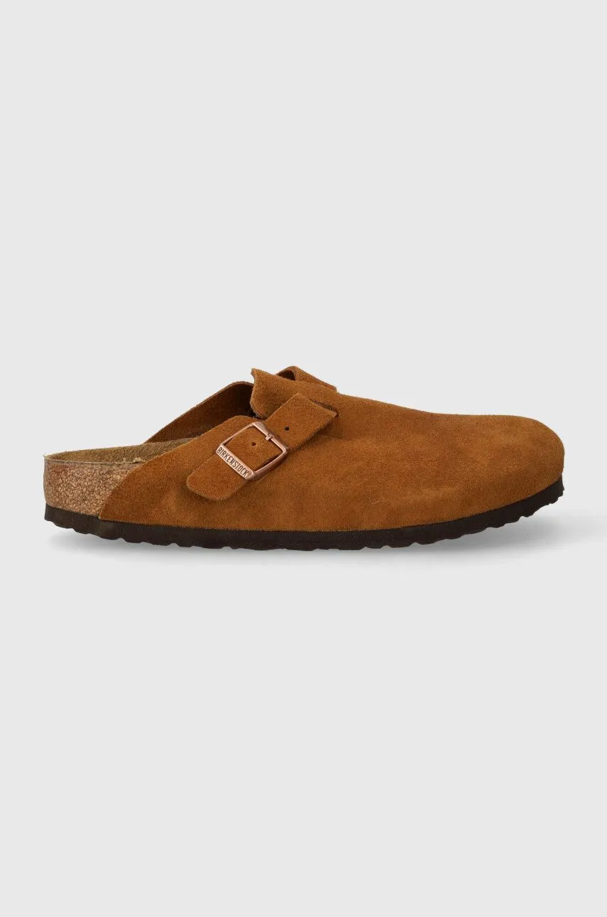 Birkenstock Boston Suede Slip-on Sandals