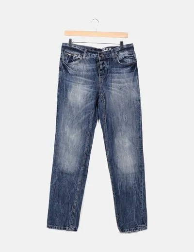 Bizzbee Jeans denim desgastados