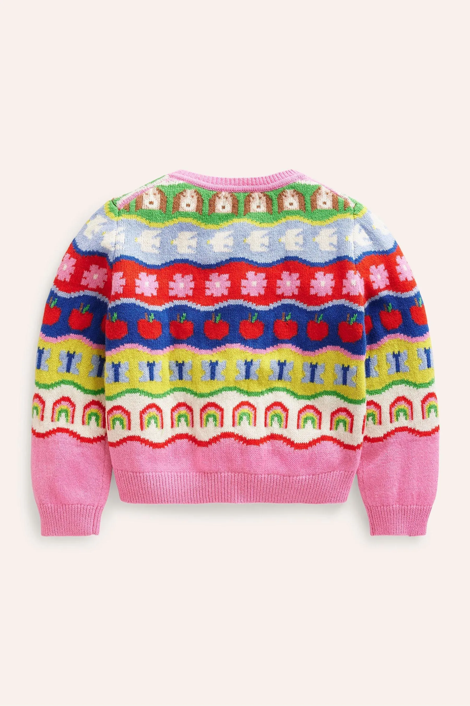 Boden Edie Fairisle Pattern Cardigan