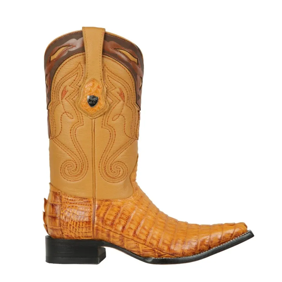 Botas de Cocodrilo Caiman Cola Punta 3X Aladino WW-2950176