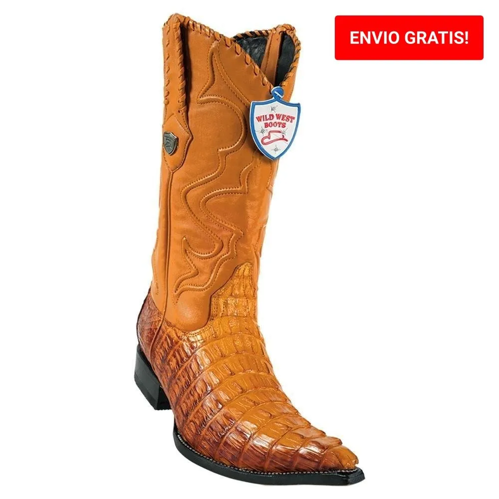 Botas de Cocodrilo Caiman Cola Punta 3X Aladino WW-2950176