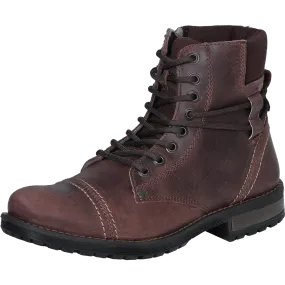 Botas de Cuero Corta Estilo Combat LAM-7226C