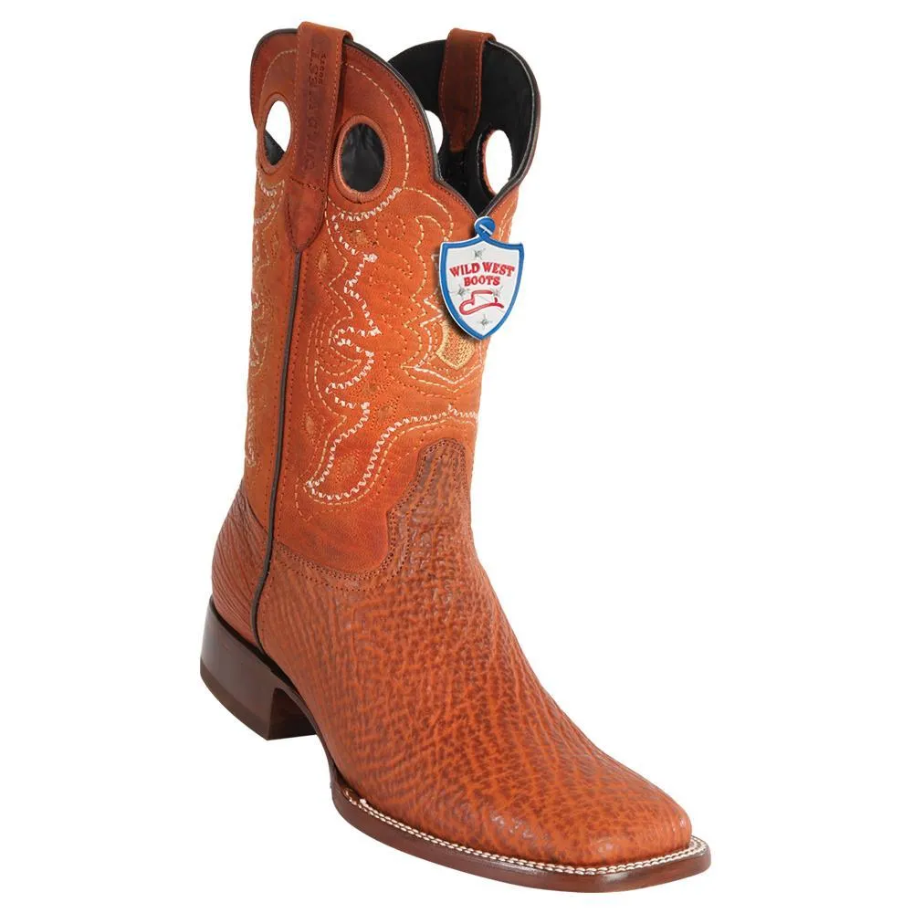 Botas de Tiburon Original Horma Rodeo Cuadrada WW-28249303