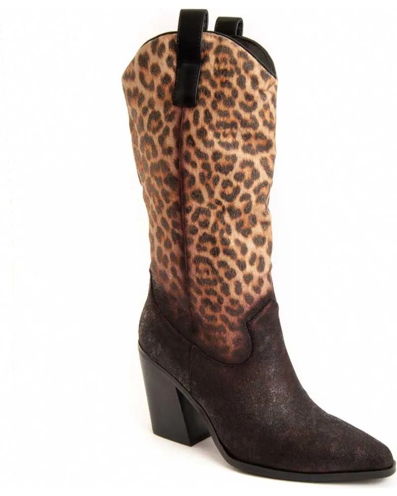 Botas MONTEVITA  de Mujer LEPARD  BLACK