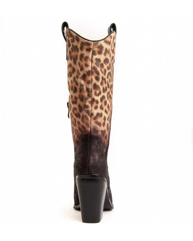 Botas MONTEVITA  de Mujer LEPARD  BLACK