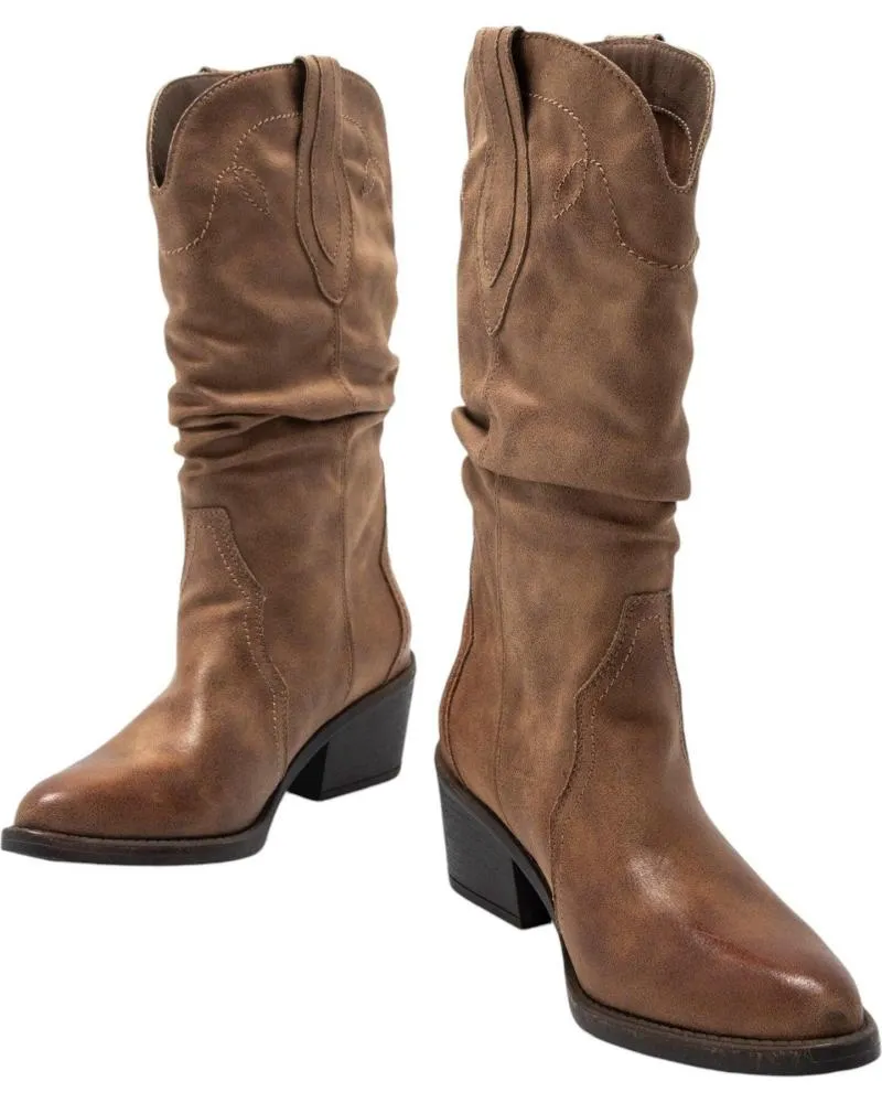 Botas MTNG  de Mujer MUSTANG 59846  TAUPE