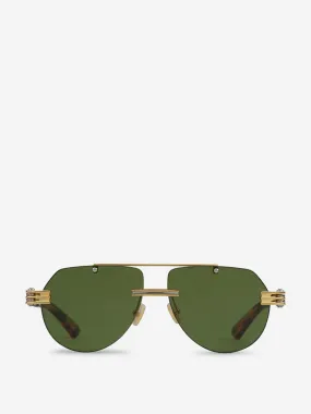 Bottega Veneta Gafas de Sol Gold