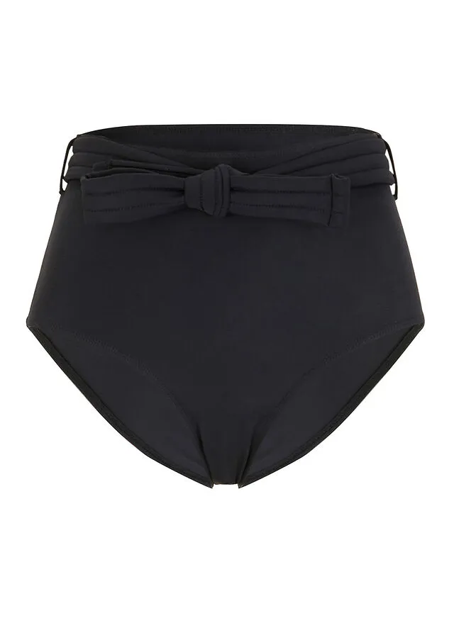 Braga de bikini de poliamida reciclada Negro