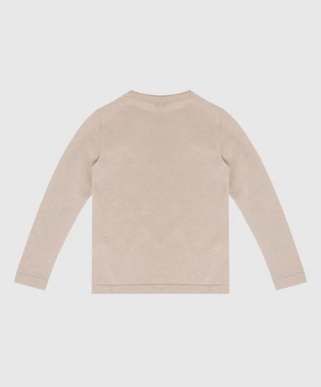 Brunello Cucinelli Cashmere printed jumper for kids