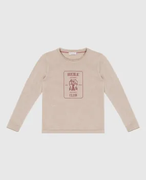 Brunello Cucinelli Cashmere printed jumper for kids