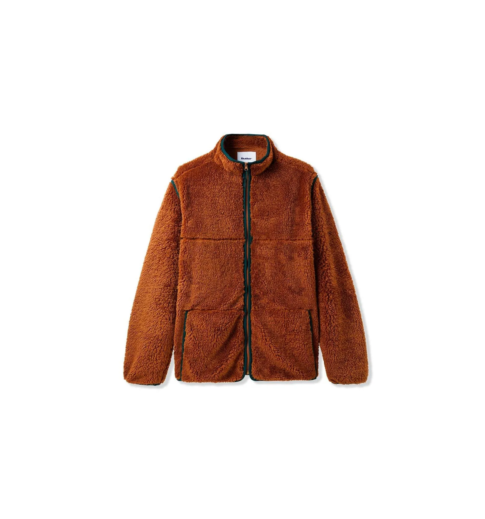 BUTTER PILE CONVERTIBLE JACKET BROWN