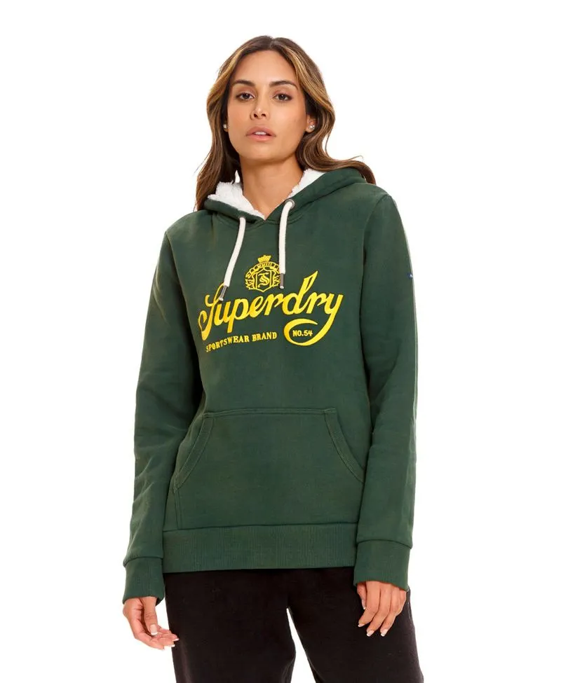 Buzo Hoodie Cerrado Para Mujer Vintage Pride & Craft Hood Superdry 52394