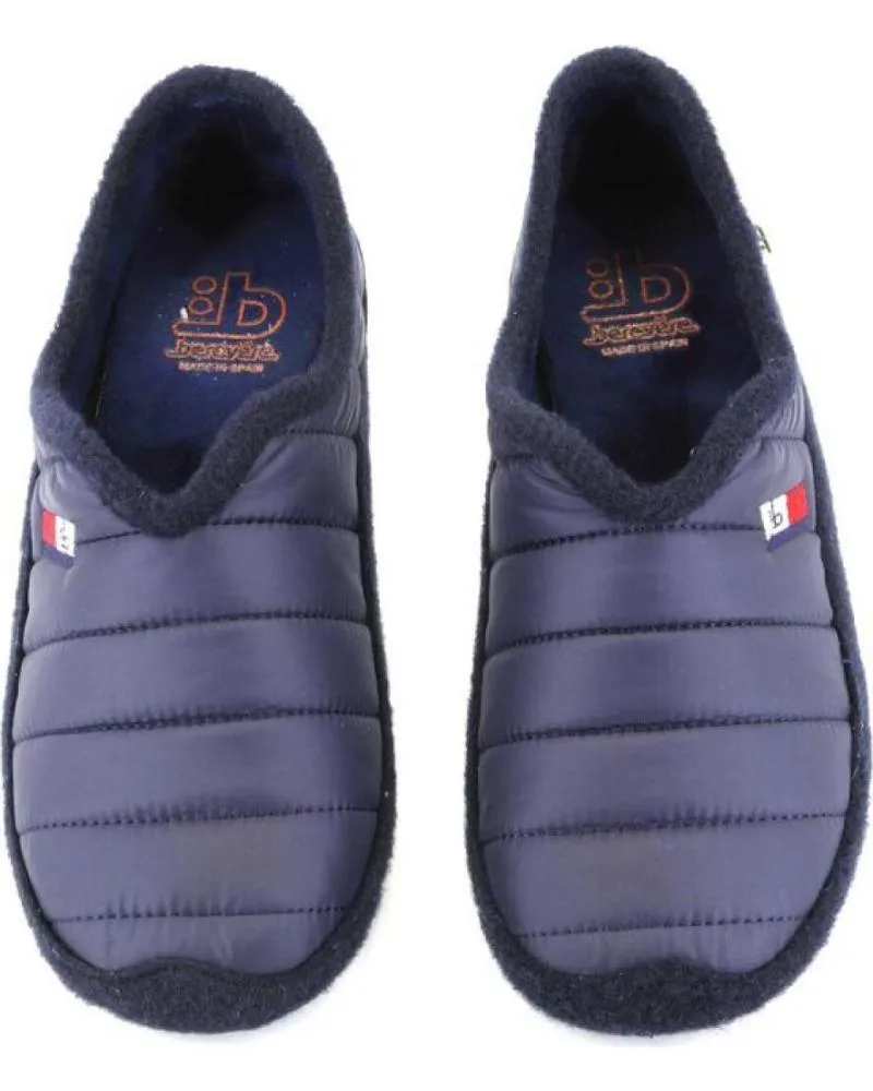 Calzado de casa BEREVERE  de Hombre 1650 ZAPATILLAS DE CASA DE HOMBRE  AZUL MARINO