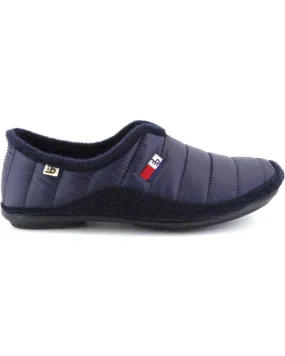 Calzado de casa BEREVERE  de Hombre 1650 ZAPATILLAS DE CASA DE HOMBRE  AZUL MARINO