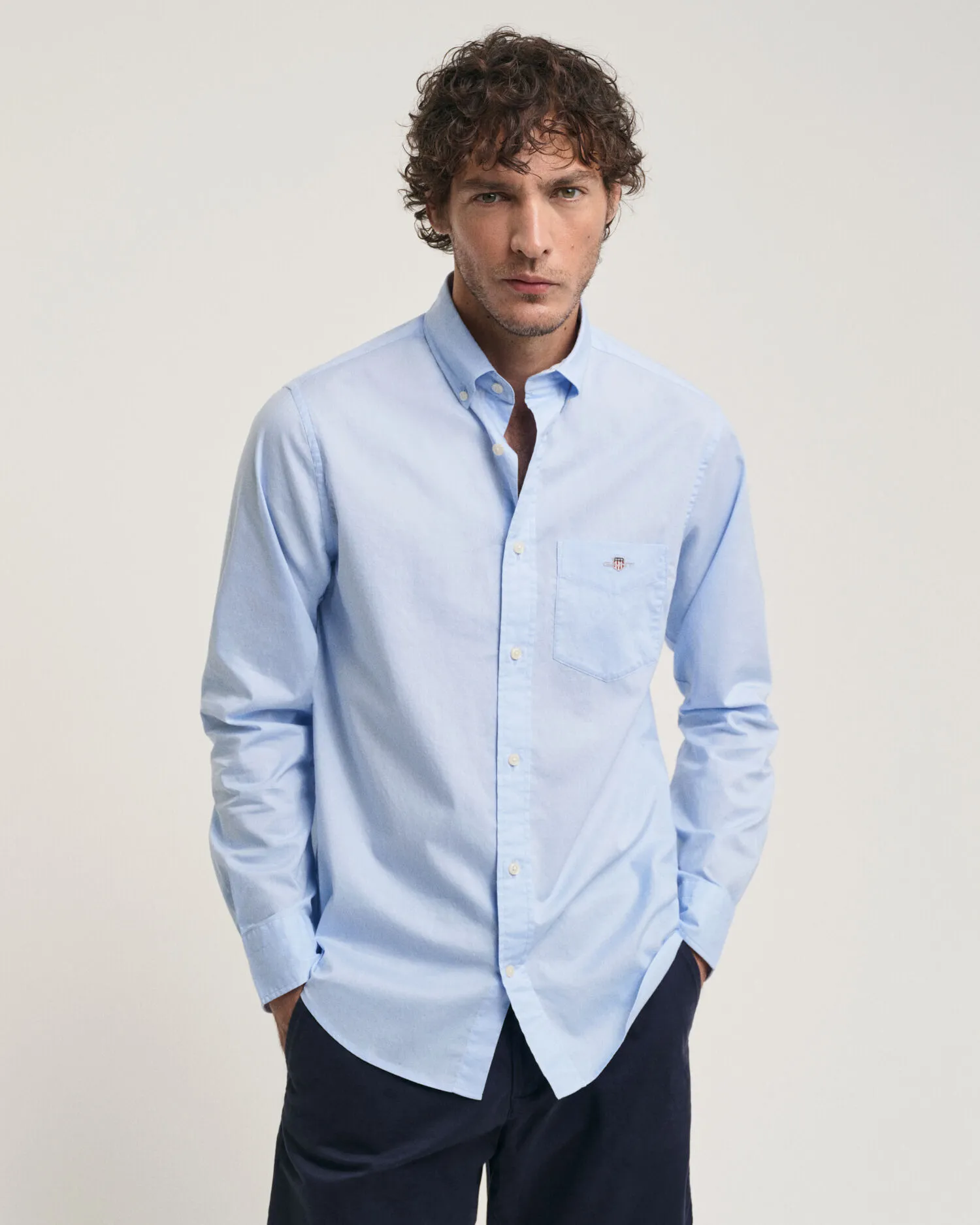 Camisa de popelina Seasonal Essential Regular Fit Archive Shield