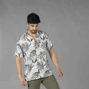 Camisa GARYS HAWAI ROYAL estampada